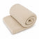 Neulottu lampaanvillaturkis Kangas – beige