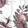 Puuvilla Kangas – Protea-kukka, burgundi