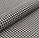 Verhoilukangas Houndstooth - Musta