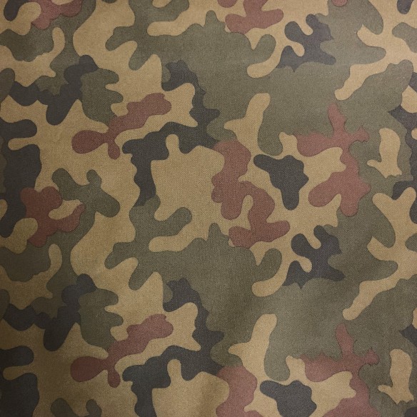 Vedenkestävä kangas Oxford - Ruskea Camo II