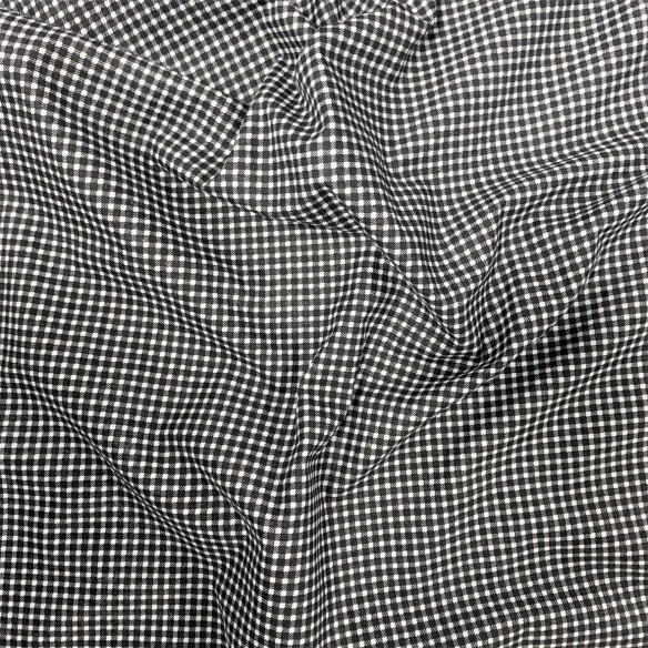 Puuvillakangas - Houndstooth Black