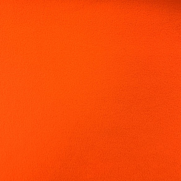 Neulottu kangas Polar Fleece - NEON Orange