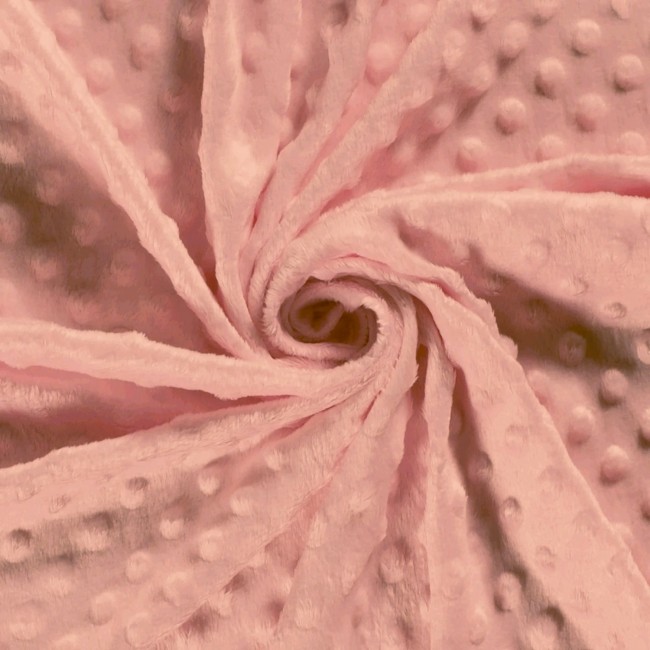 Minky Fabric - Powder Pink 300 g