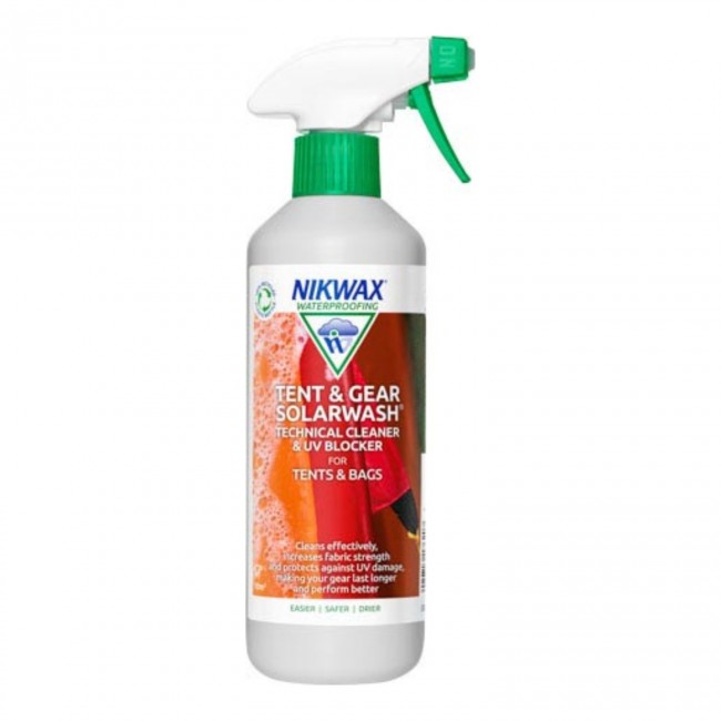 Kankaan vedeneristysaine TENT & GEAR SOLARWASH 500 ml