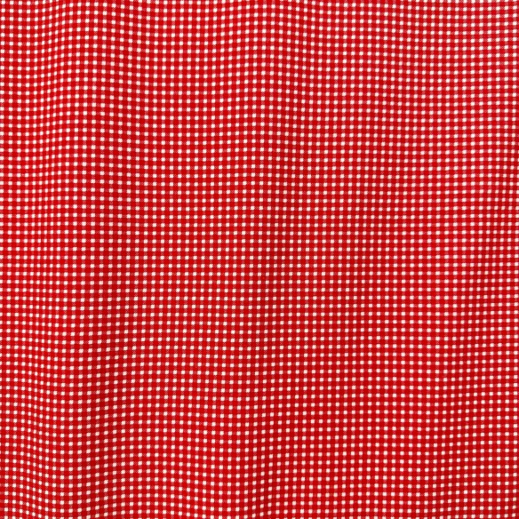 Puuvillakangas - Houndstooth Red