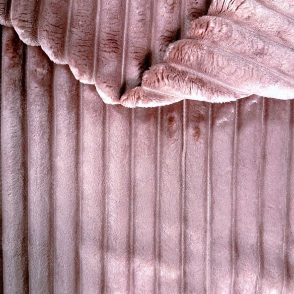 Verhoilukangas TILIA Velour - Dirty Pink