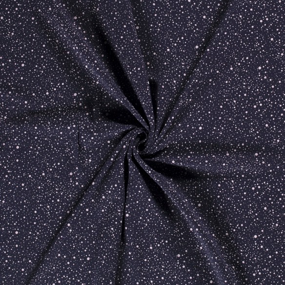 Cotton Muslin Double Gauze Premium - Galaxy Navy Blue