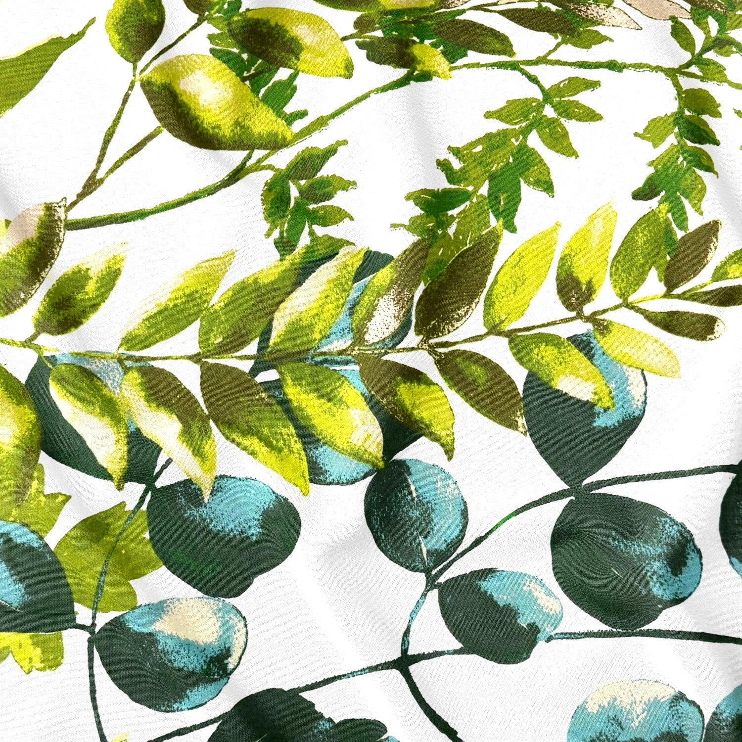 Puuvillakangas - Herbarium valkoisella