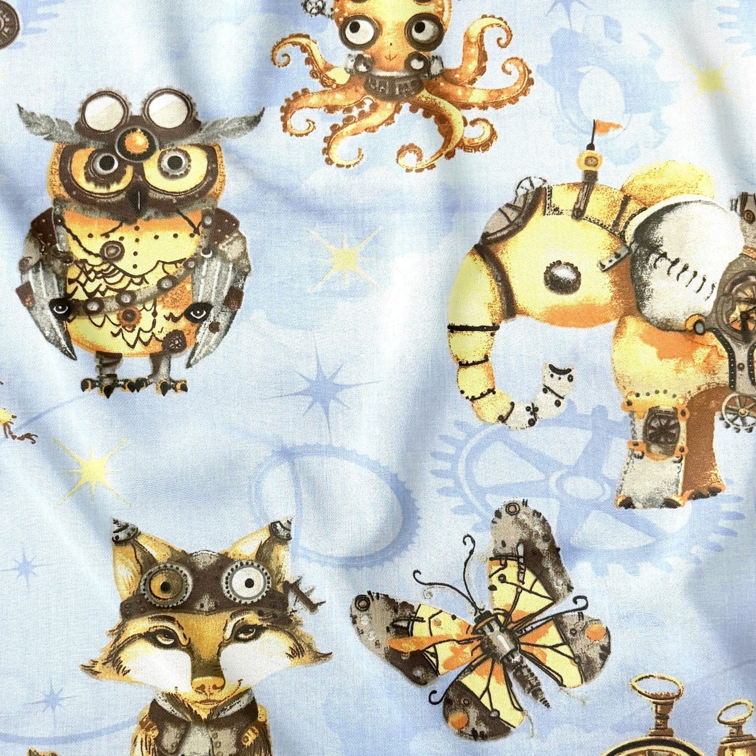 Puuvillakangas - Steampunk Explorers