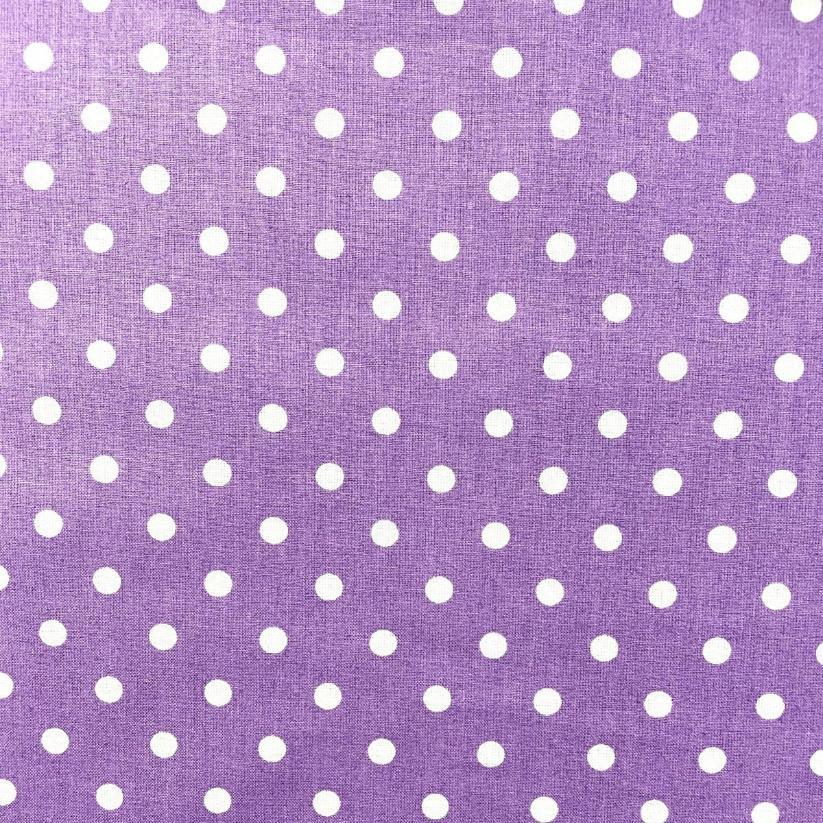 Cotton Fabric - Blueberry Dots