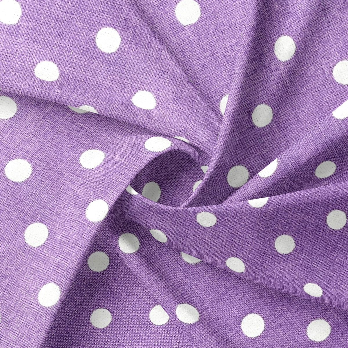 Cotton Fabric - Blueberry Dots