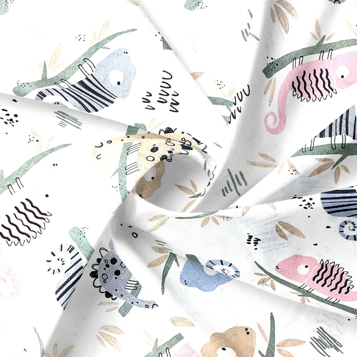 Cotton Fabric - Chameleon, Pink