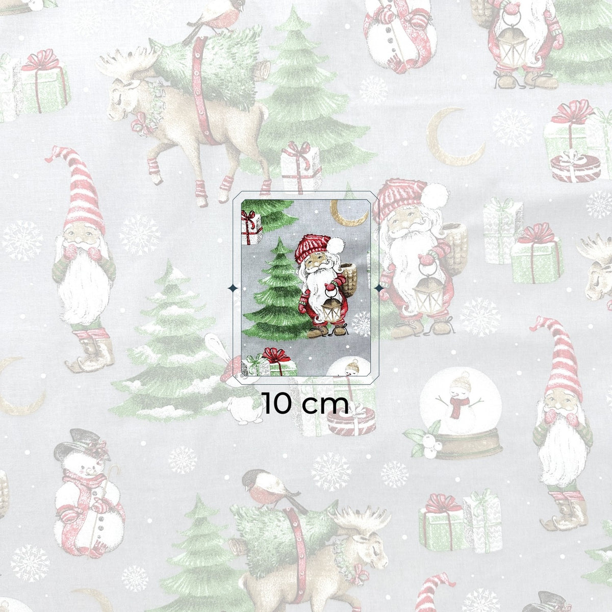 Cotton Fabric - Christmas preparations
