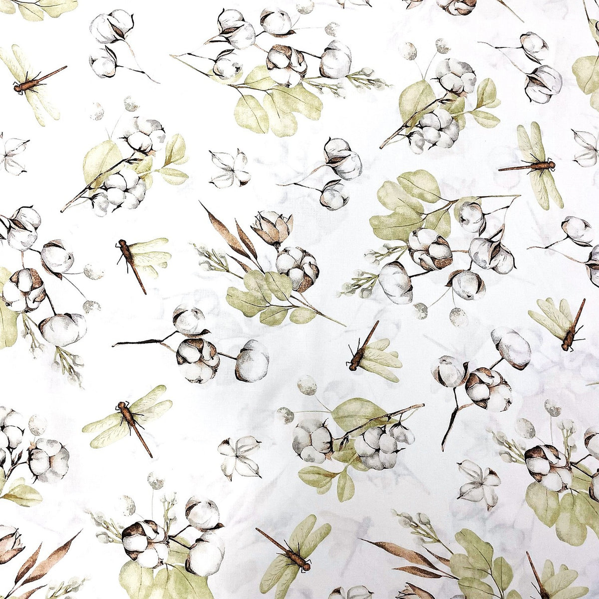 Cotton Fabric - Cotton Flower