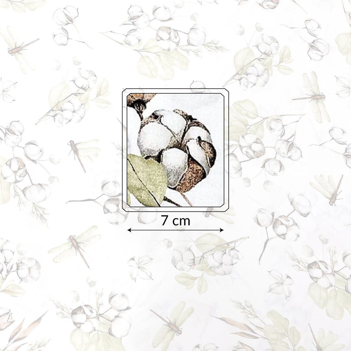 Cotton Fabric - Cotton Flower