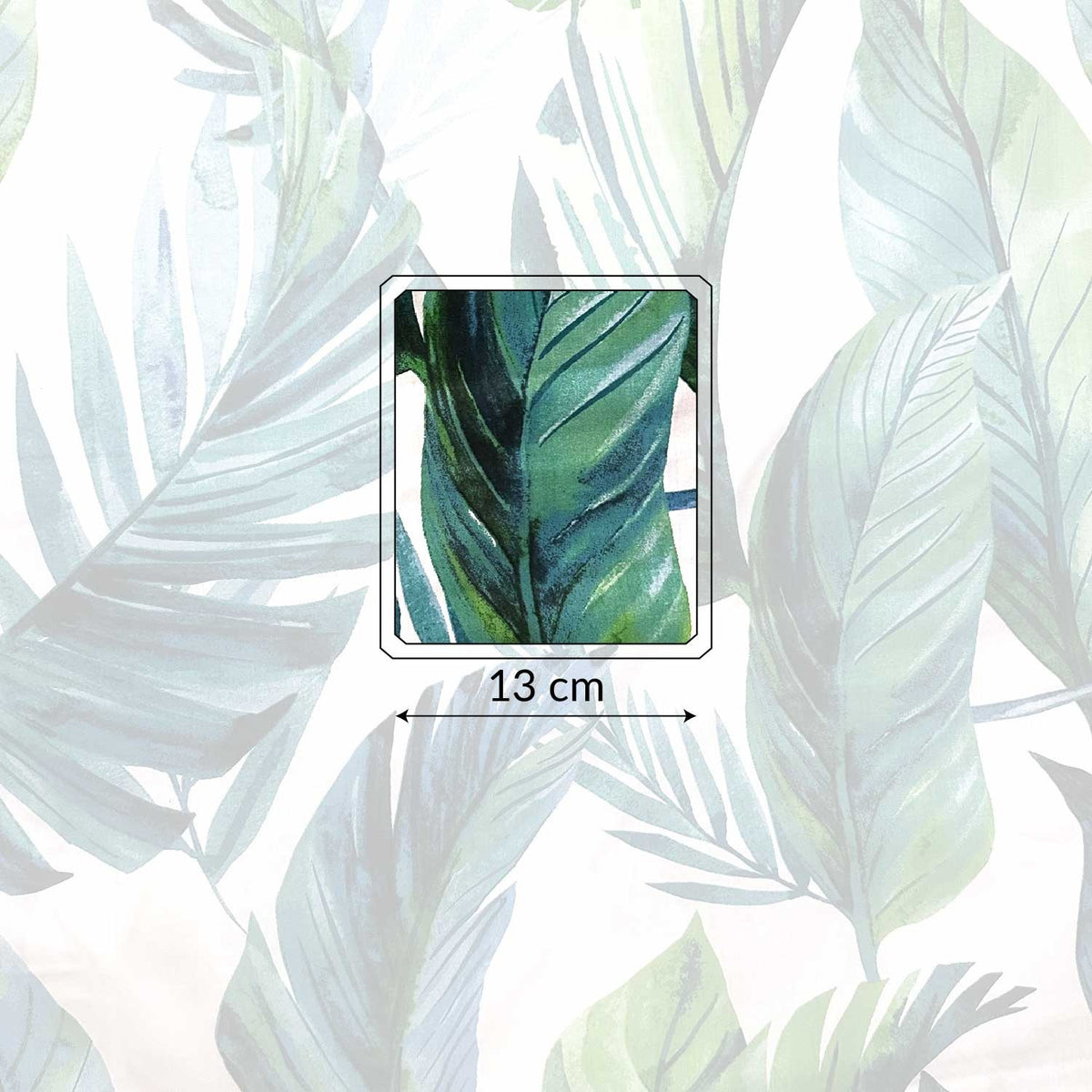 Cotton Fabric - Geen Palm
