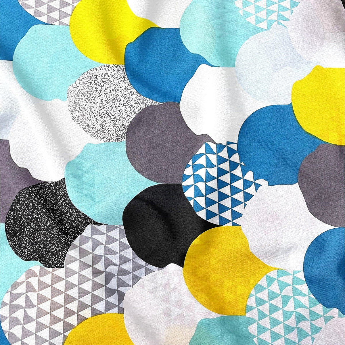 Cotton Fabric - Geometric Pattern Multicolor