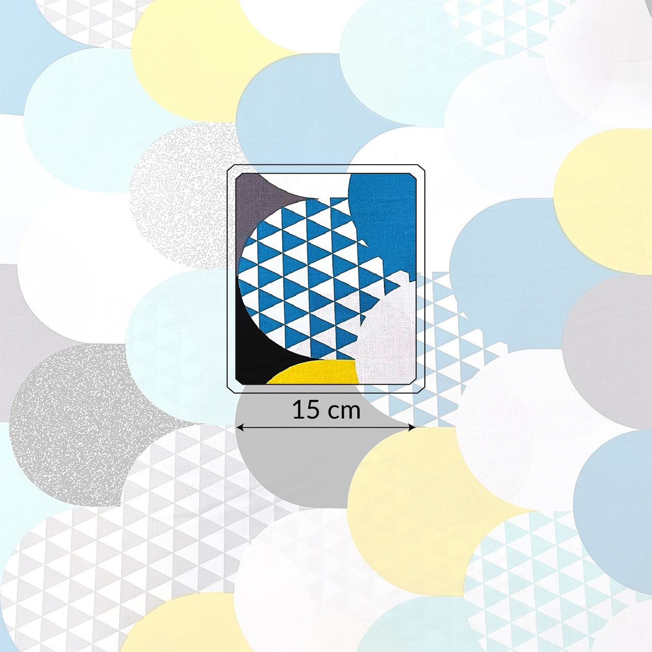 Cotton Fabric - Geometric Pattern Multicolor
