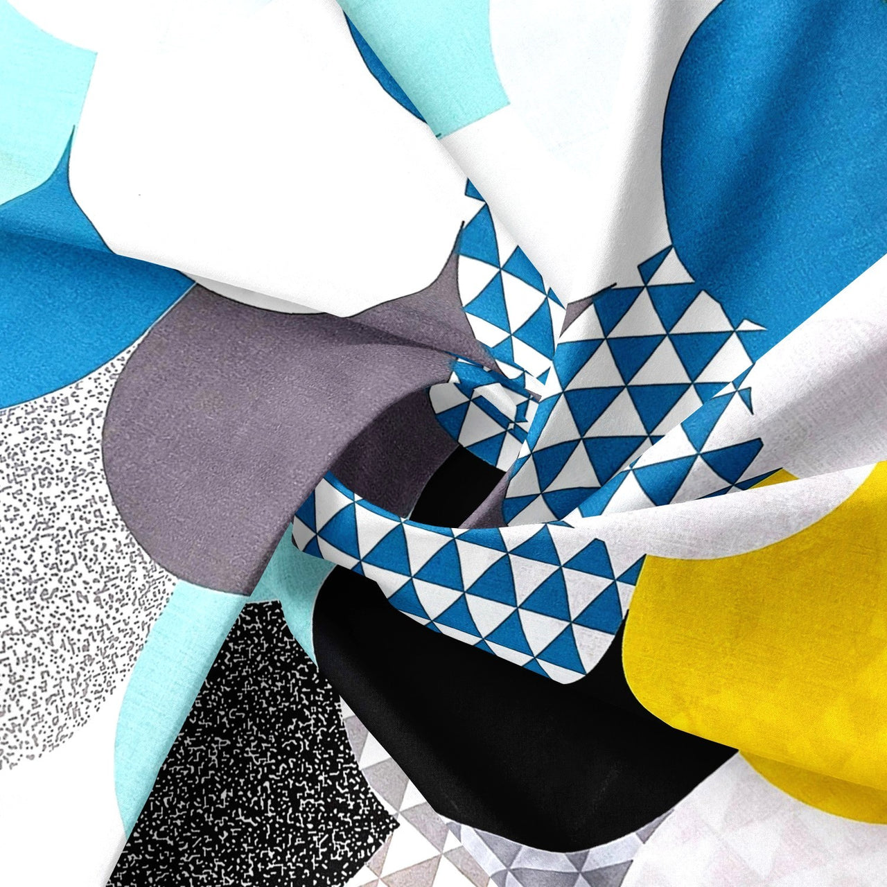 Cotton Fabric - Geometric Pattern Multicolor