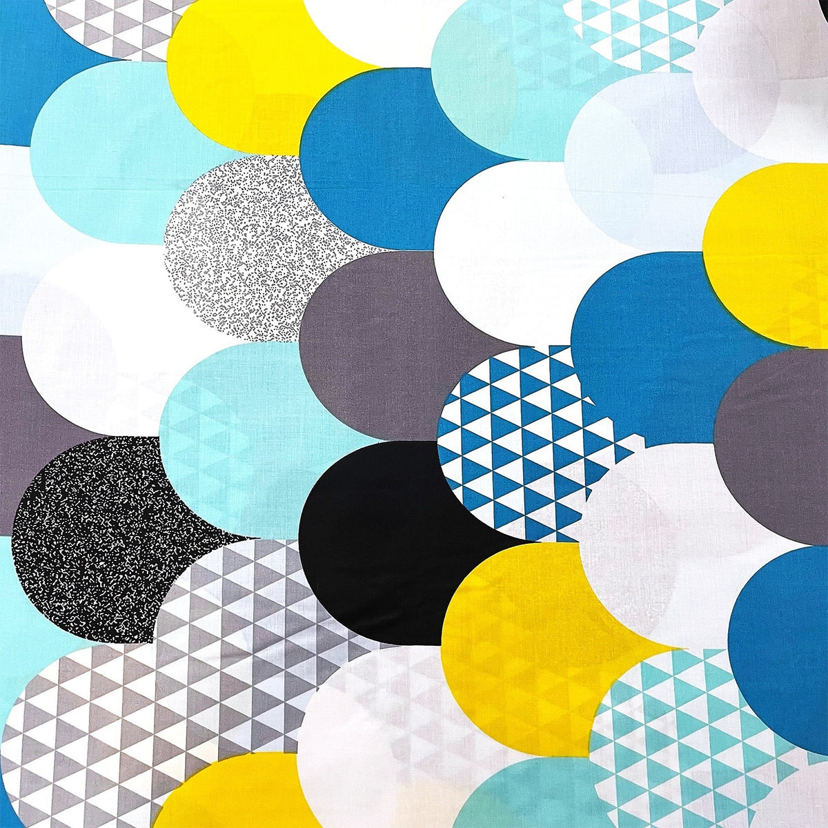 Cotton Fabric - Geometric Pattern Multicolor