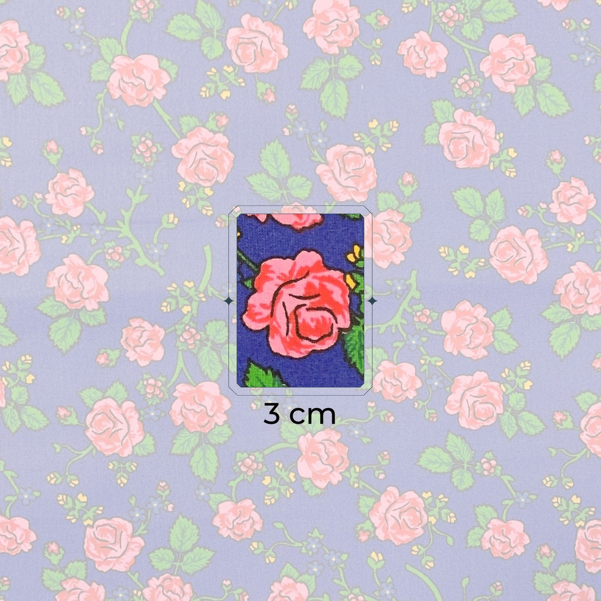 Cotton Fabric - Highland Flowers Cornflower Blue II
