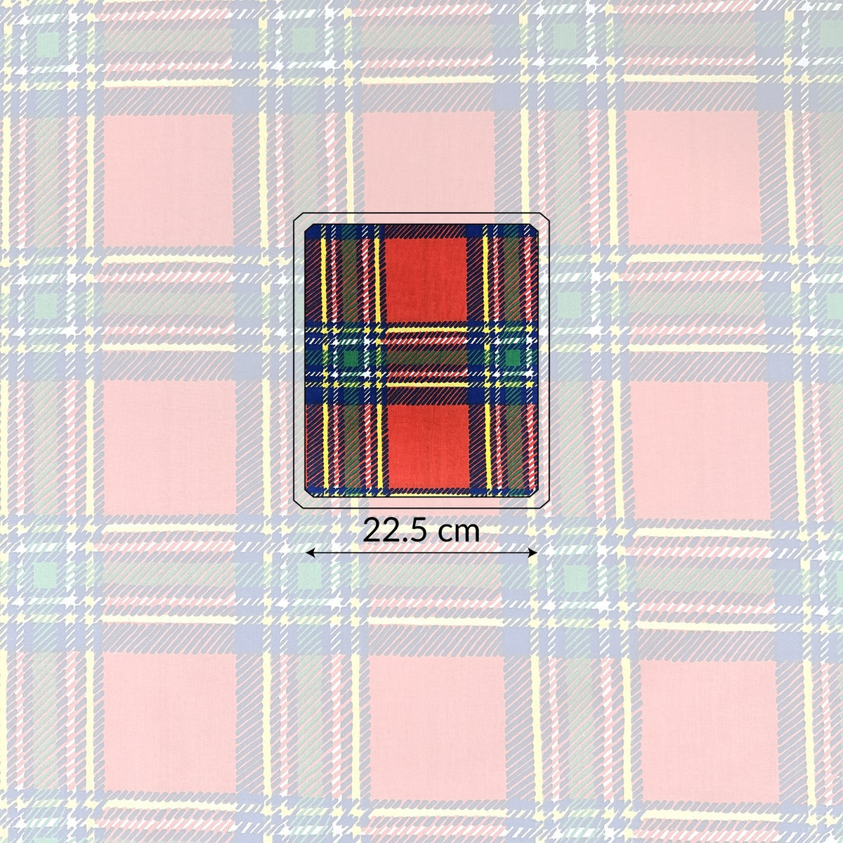 Cotton Fabric - Large Scottish tartan