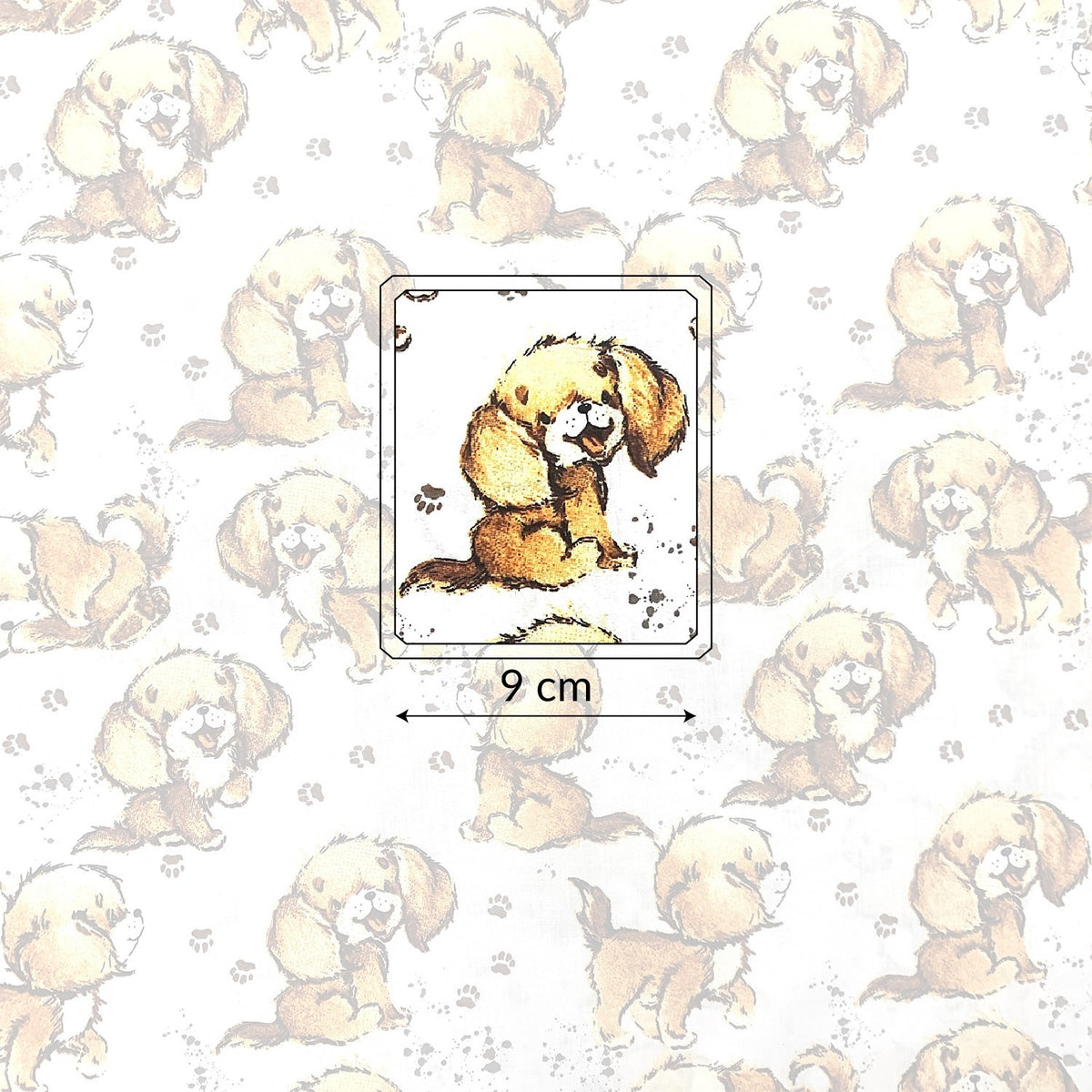 Cotton Fabric - Little Dogs