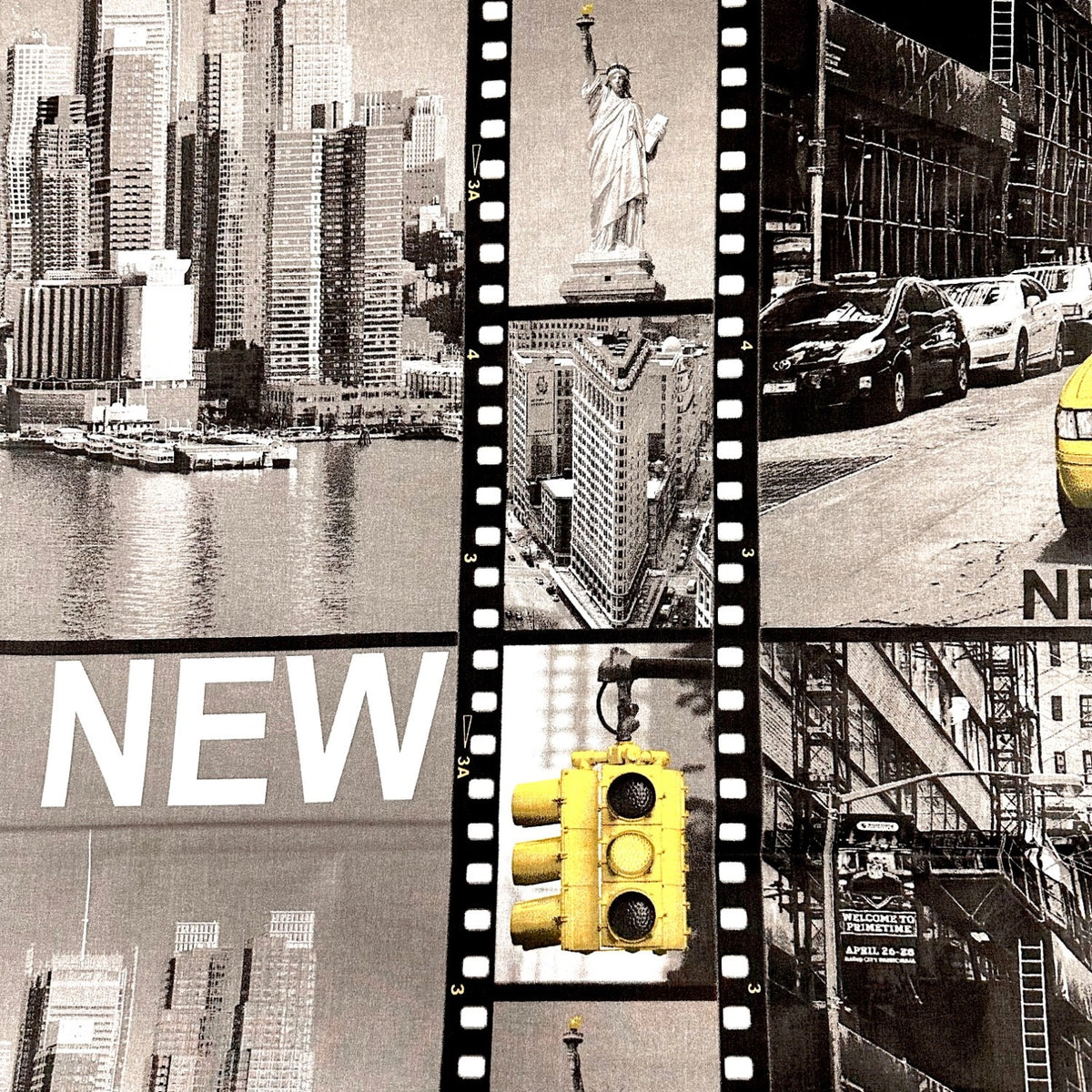Cotton Fabric - New York