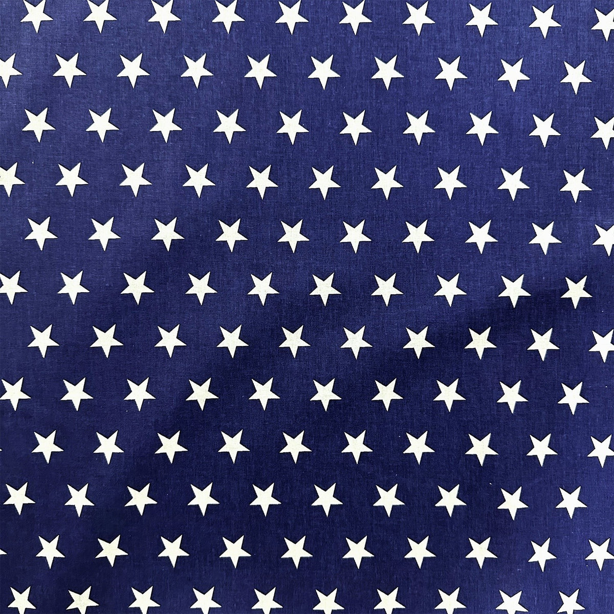 Cotton Fabric - Stars on Navy Blue