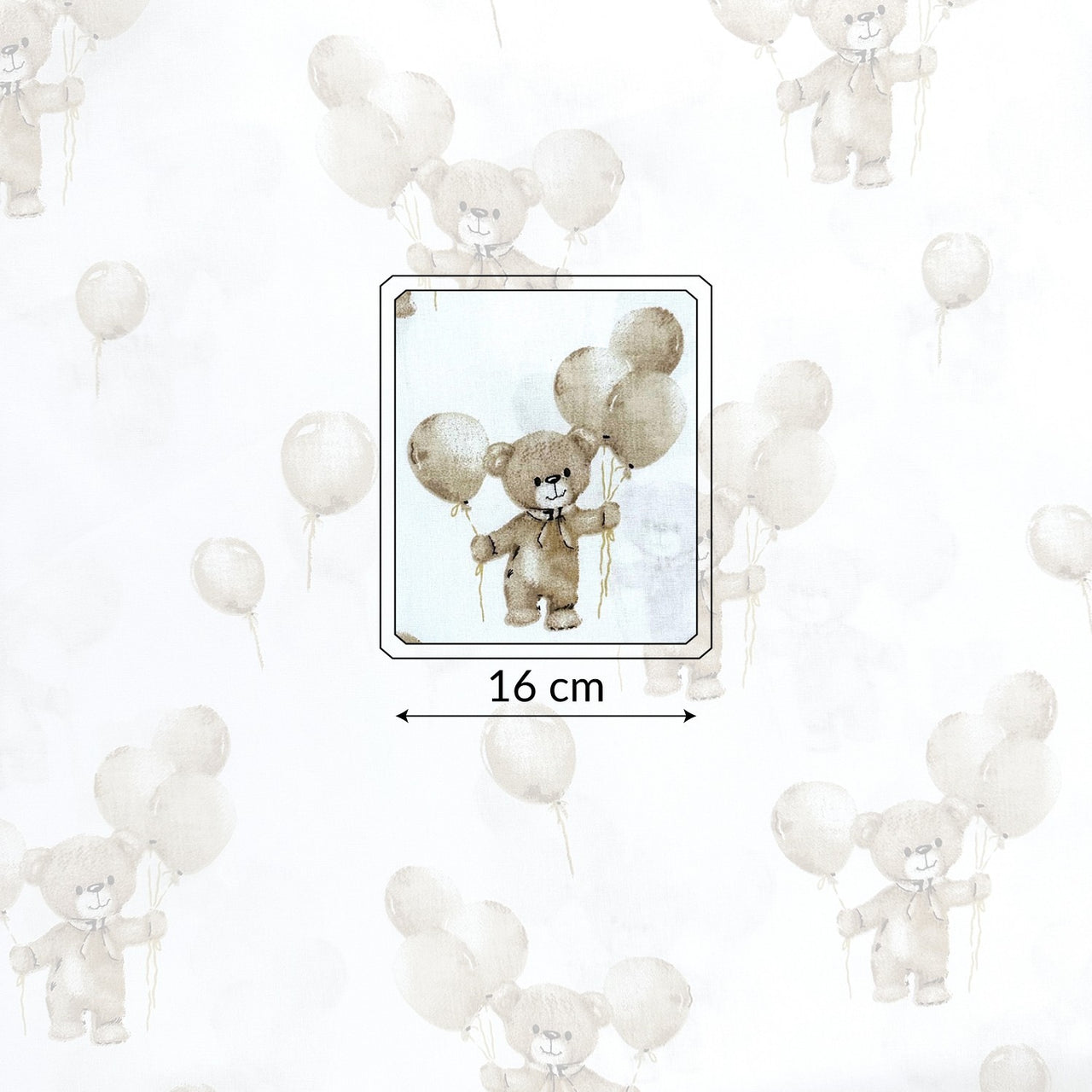 Cotton Fabric - Teddy