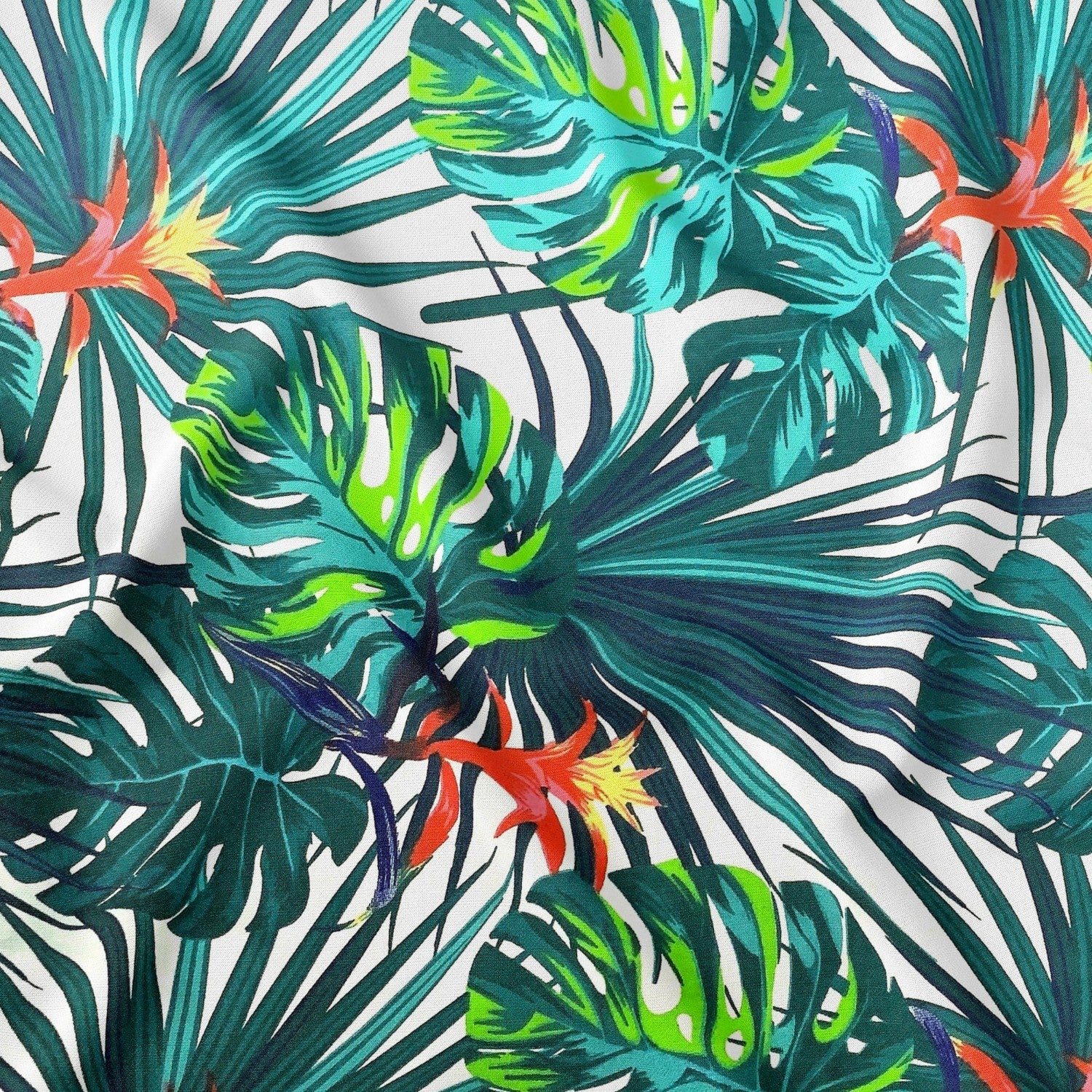 Cotton Fabric - Tropical Monstera