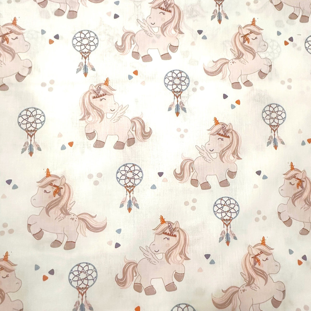 Cotton Fabric - Unicorns and catchers