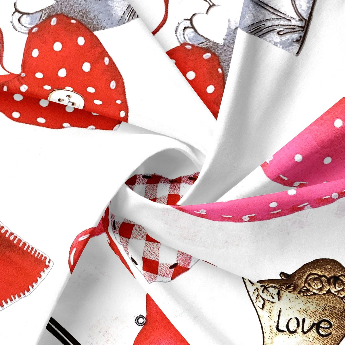 Cotton Fabric - Valentine's day