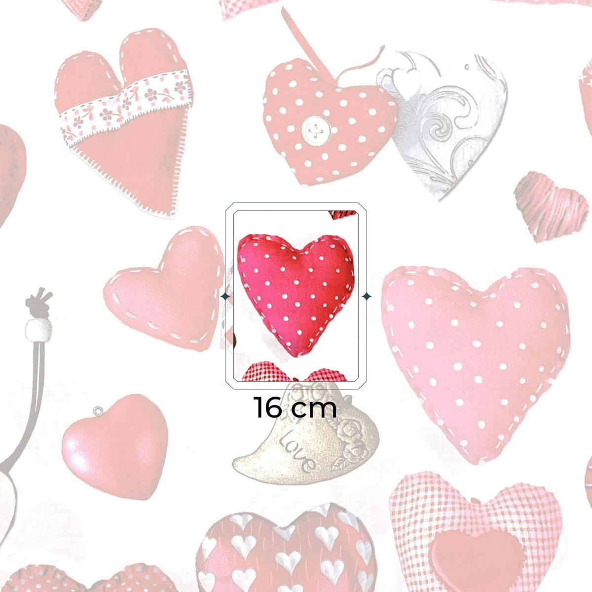 Cotton Fabric - Valentine's day