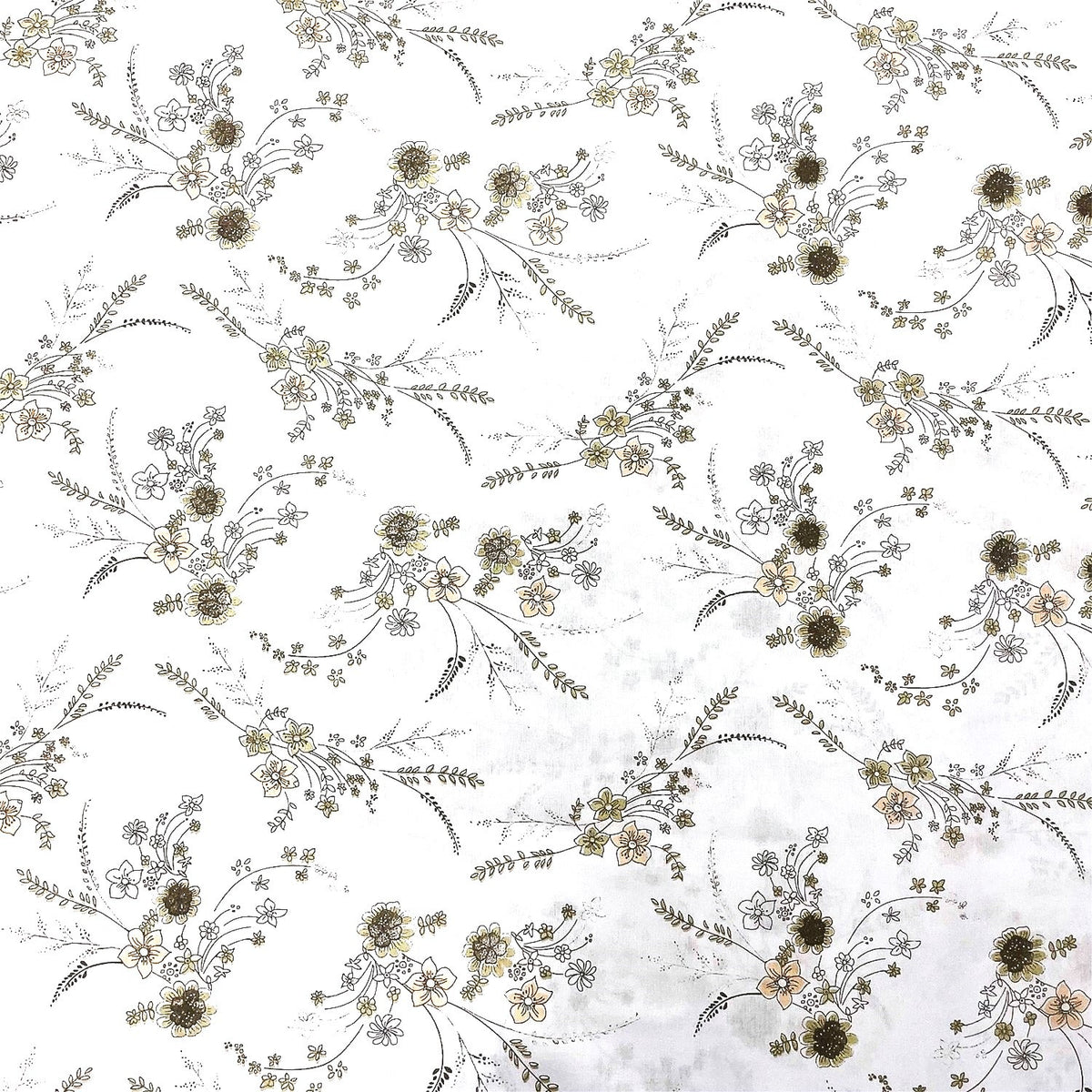 Cotton Fabric - Yellow Meadow