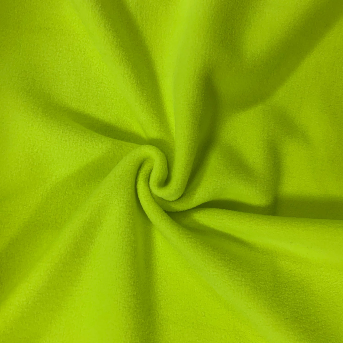 Knitted Polar Fleece Fabric - NEON Green