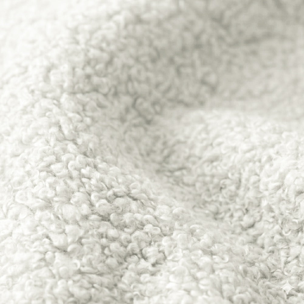 Verhoilukangas NOW OR NEVER RECYCLED Velour - Valkoinen