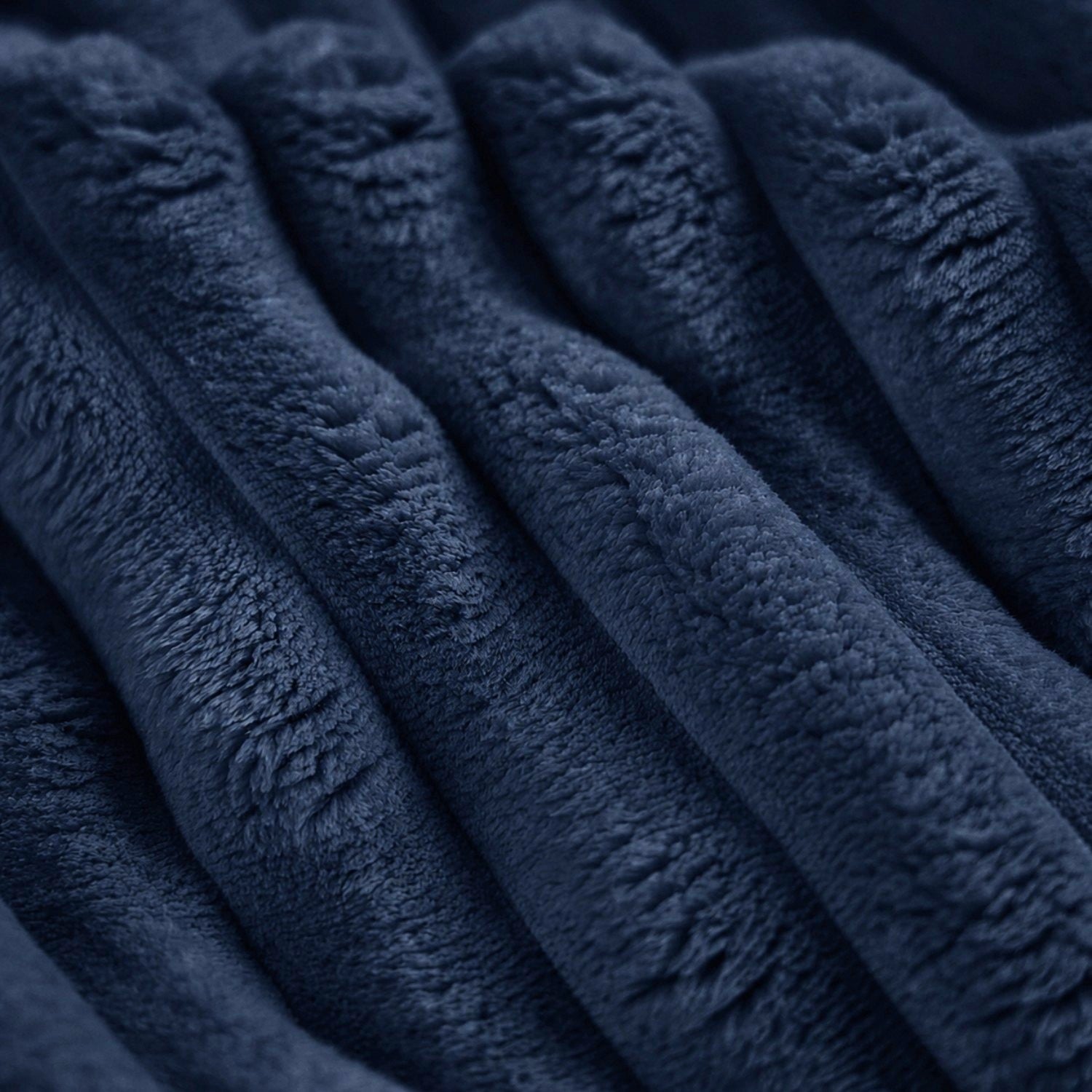 Verhoilukangas TILIA Velour - tummansininen