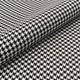 Verhoilukangas Houndstooth - Musta