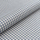 Verhoilukangas Houndstooth – siniharmaa