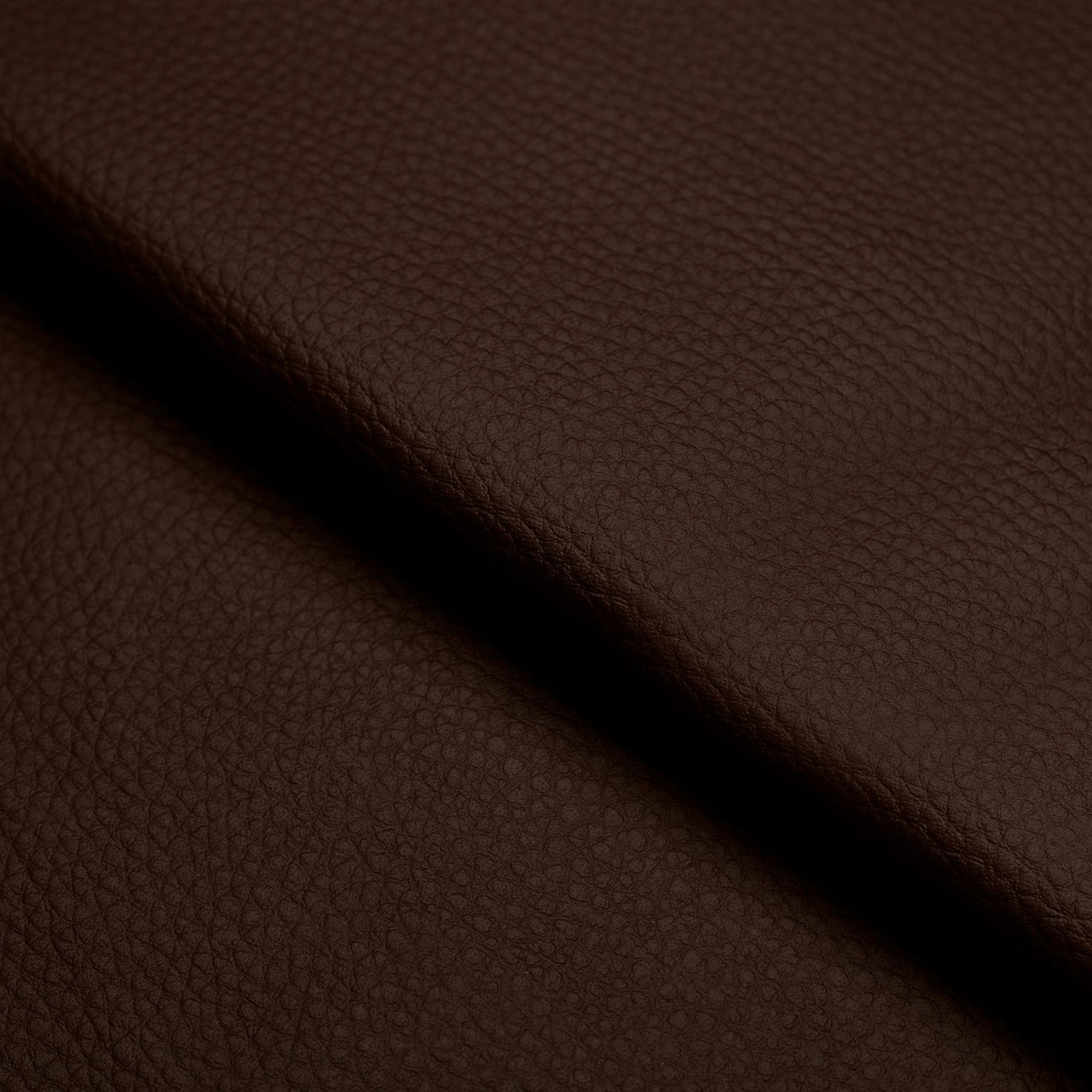 Upholstery Fabric PU Leather DOLARO - Dark Brown