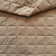 Verhoilukangas tikattu mikrokuitu timanttikuvio 5x5 - beige