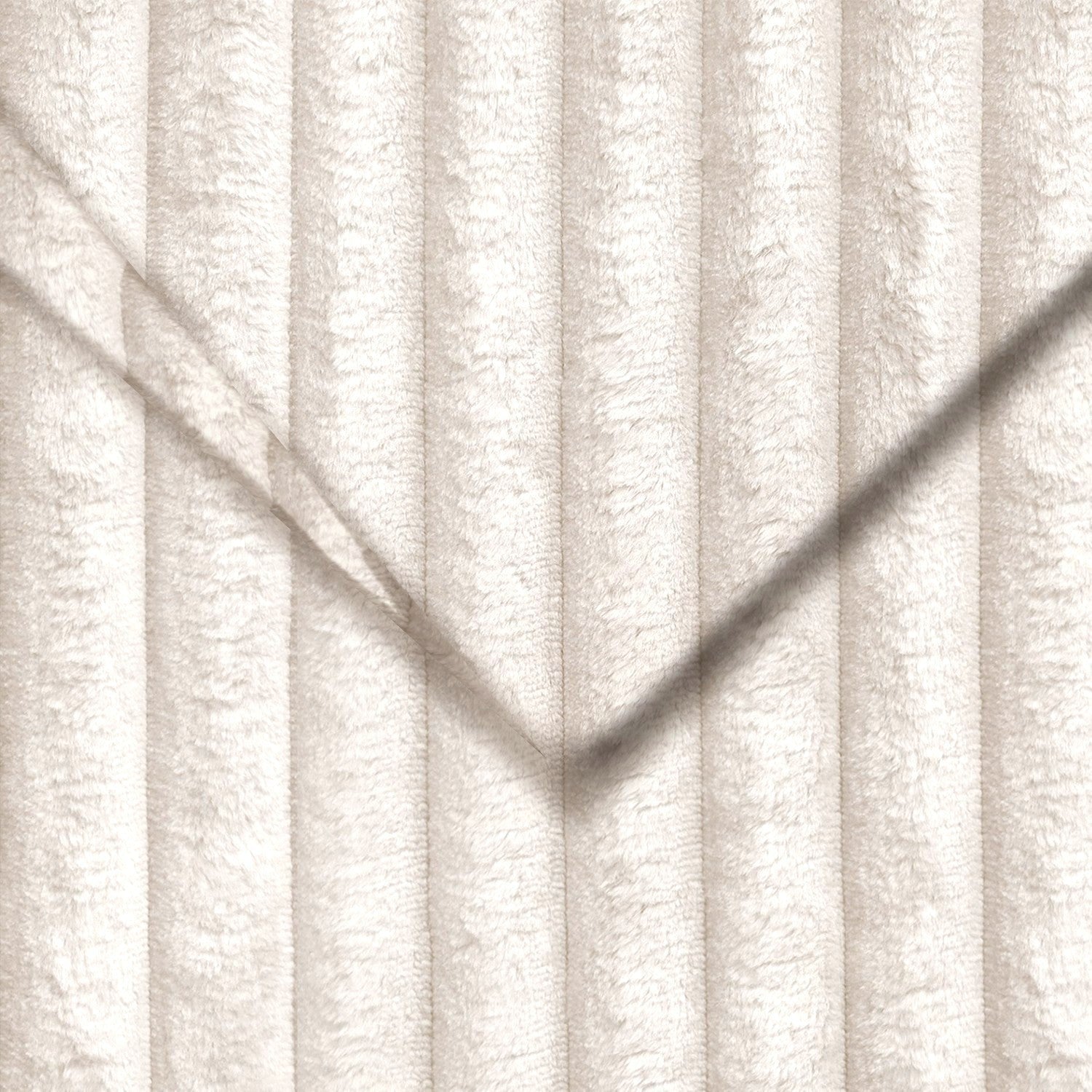 Upholstery Fabric TILIA Velour - Ecru