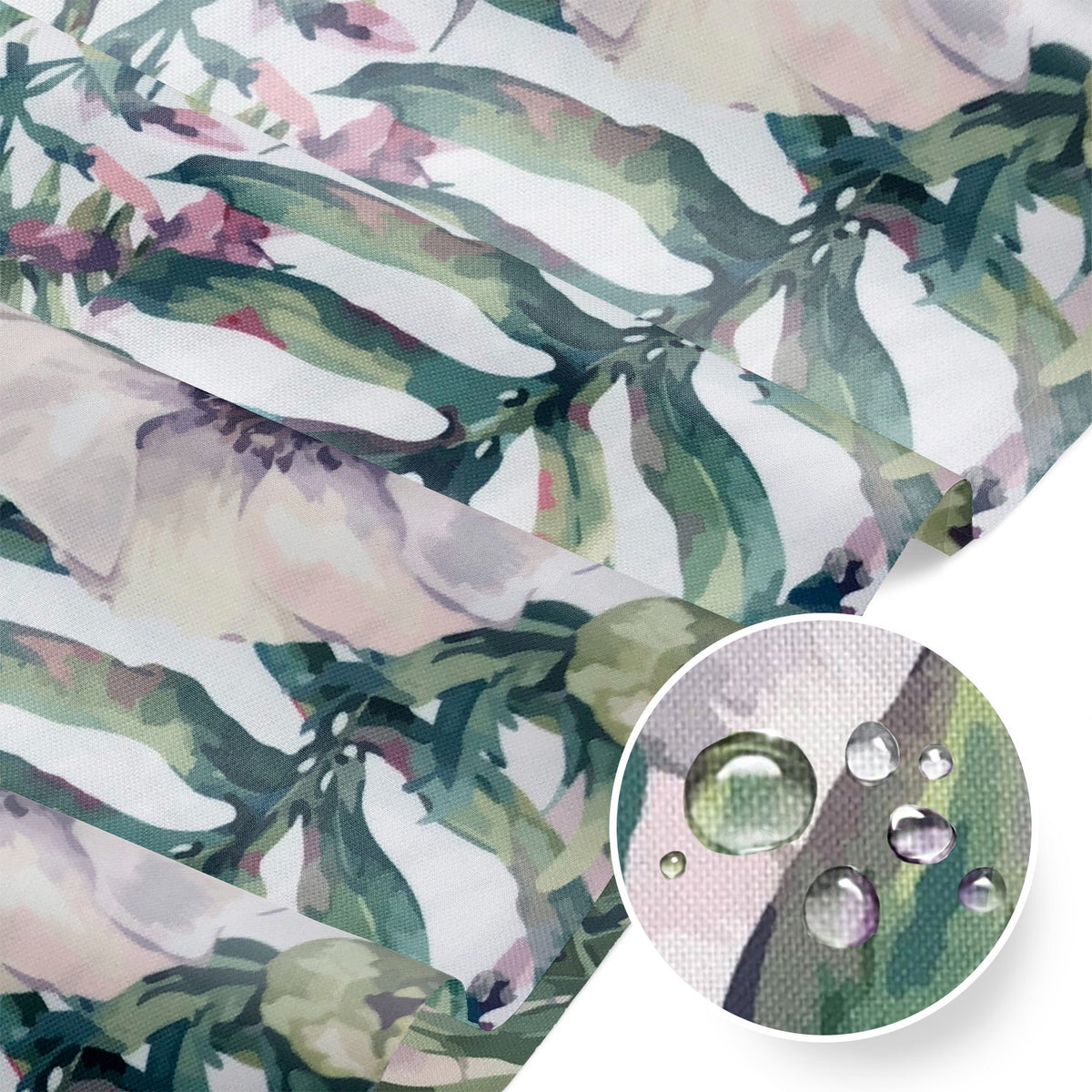 Water Resistant Fabric Oxford - Fern