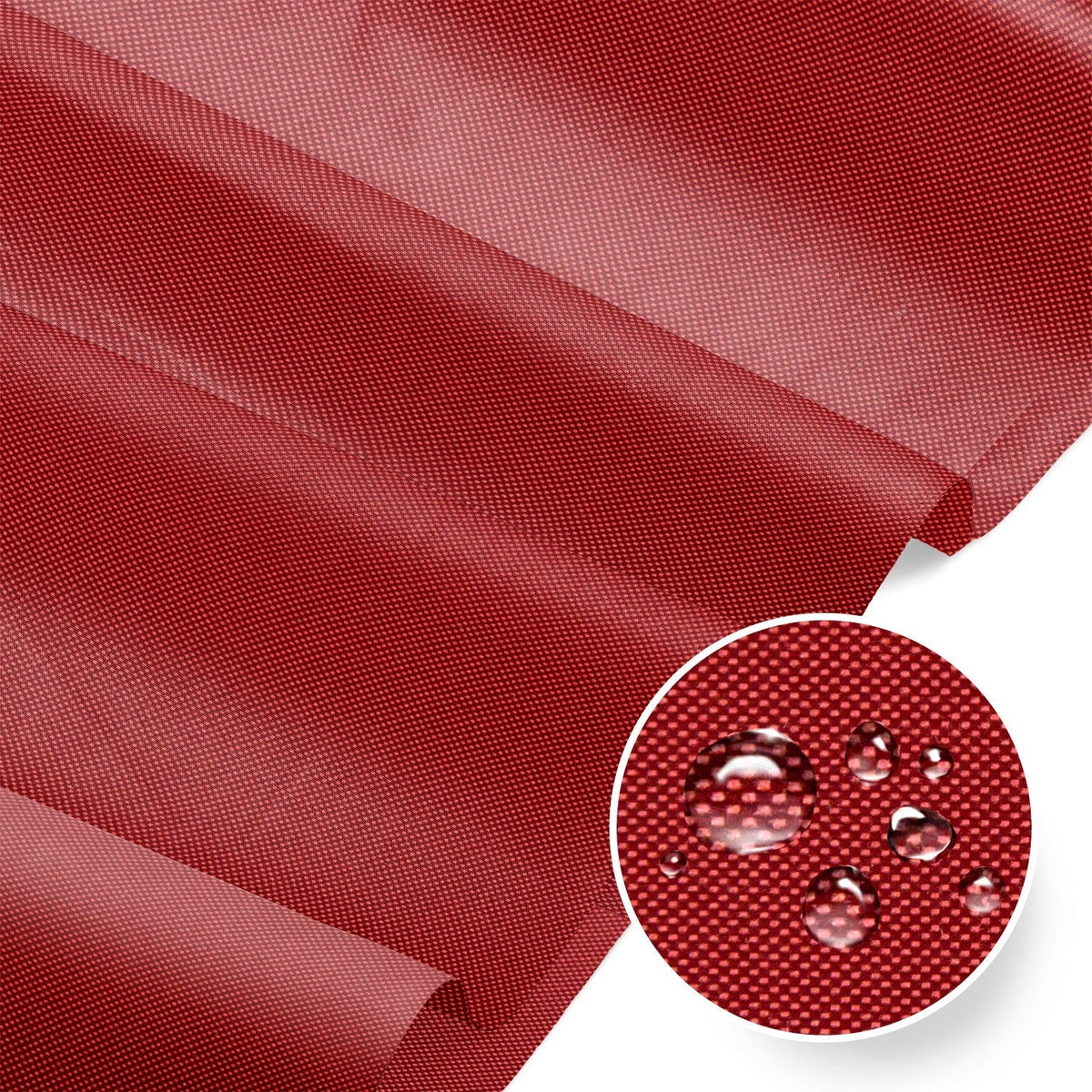 Water Resistant Fabric Oxford - Maroon