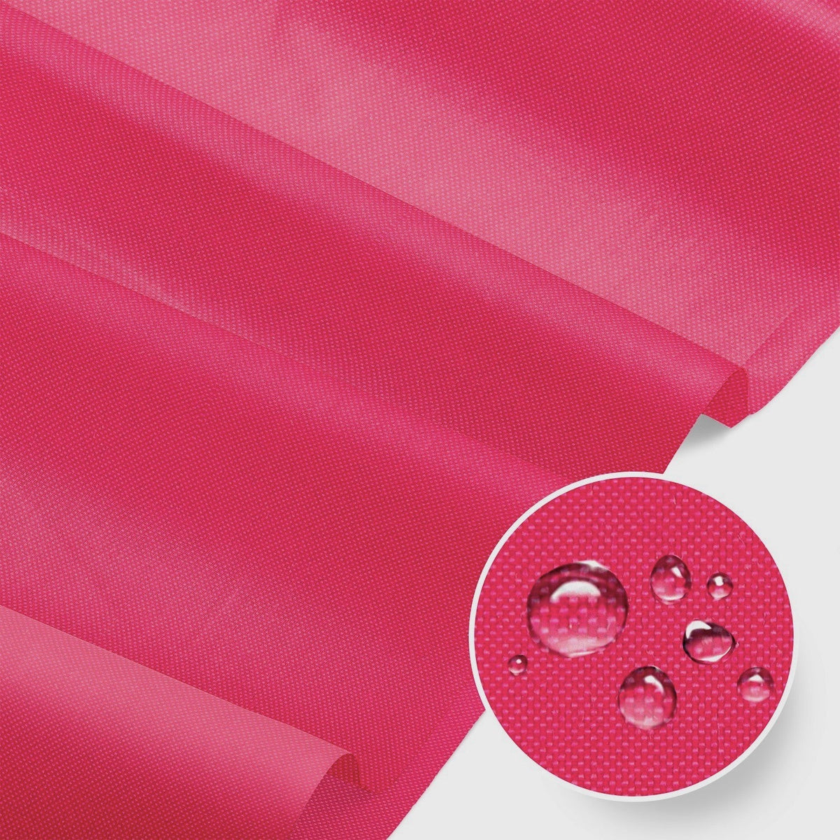 Water Resistant Fabric Oxford - Raspberry